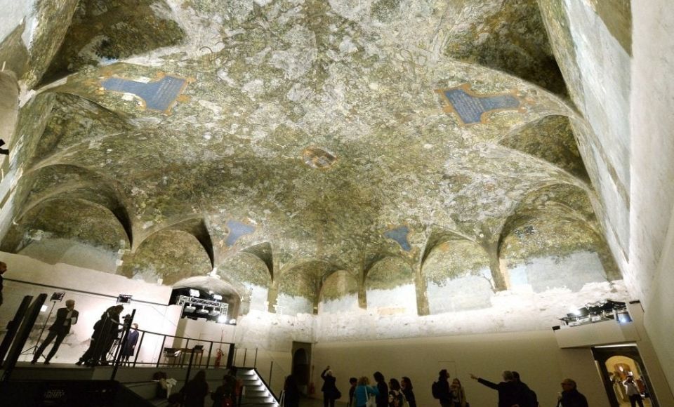 ۱۰. سالن داسه (Sala delle Asse)؛ شاهکار لئوناردو داوینچی